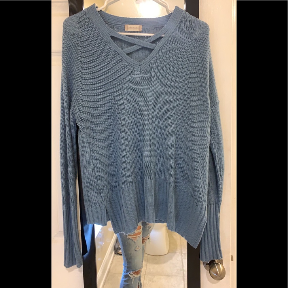 Blue sweater